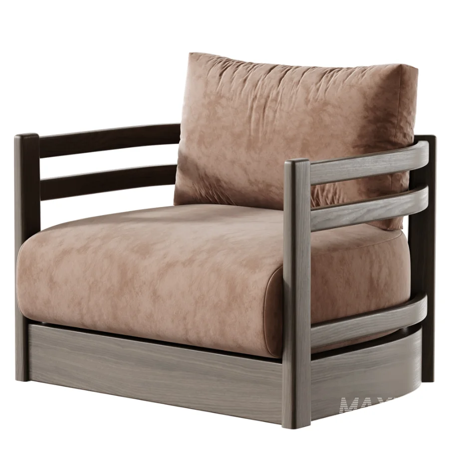 Safari Swivel Club Armchair - Image 3