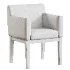 Morgan Track Arm Fabric Dining Armchair - Thumbnail 5