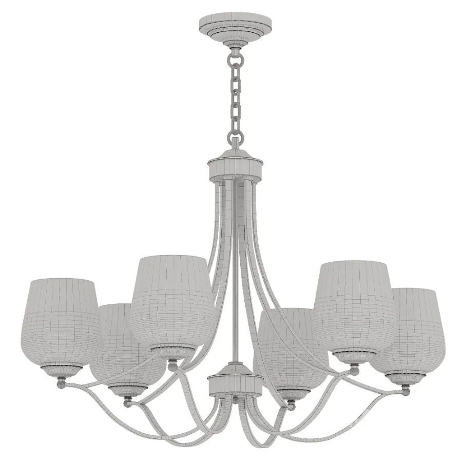 Light Dimmable Traditional Chandelier - Image 6