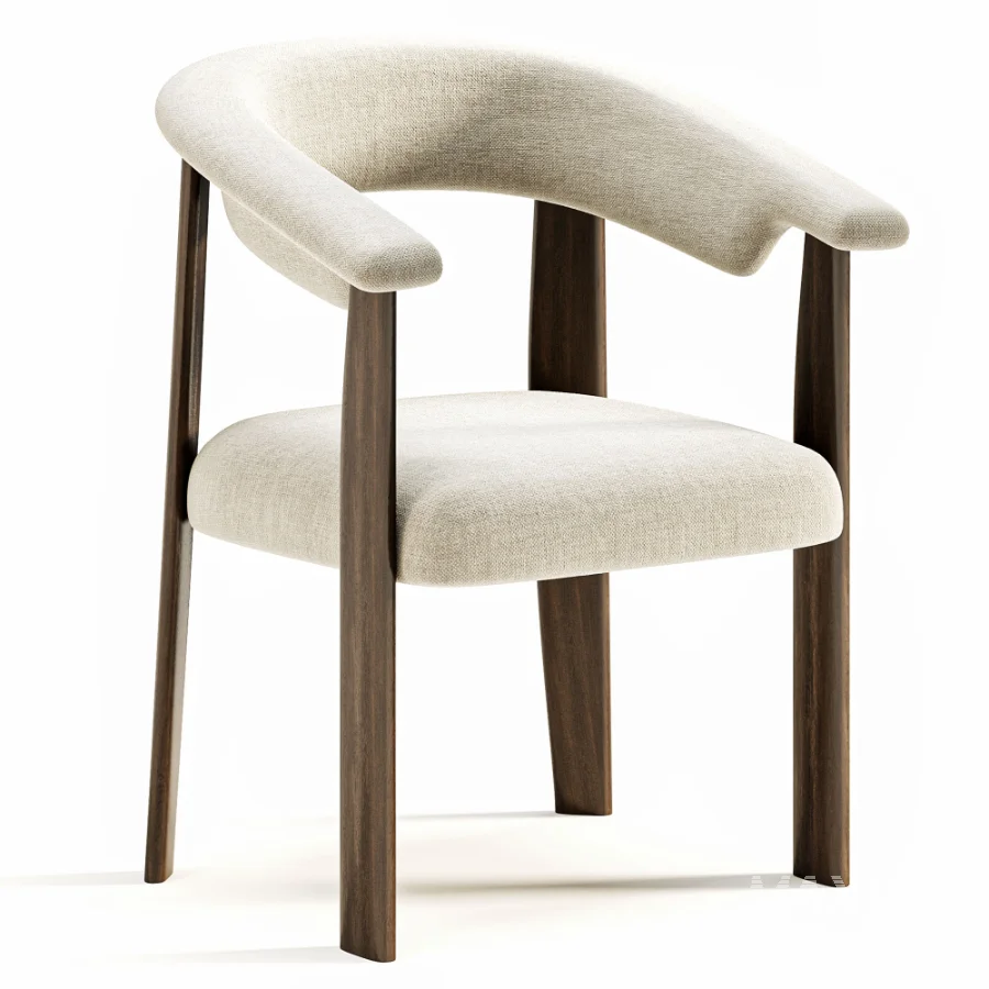 Afra Chair Upholstered by Baxter - Image 5
