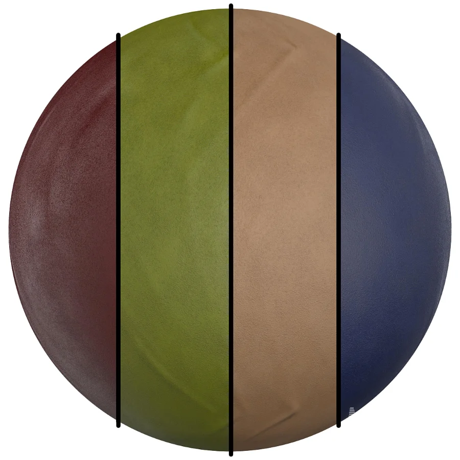 FB26 chamois leather in one design and 4 different 4K colors - Image 1