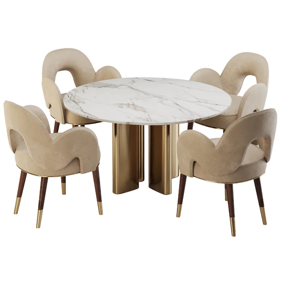 Dinning chair and table381 - Image 1