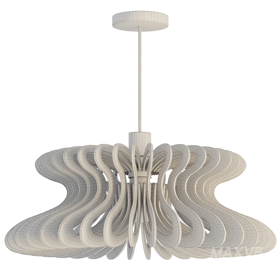 Walnut Wood Pendant Light - Image 2