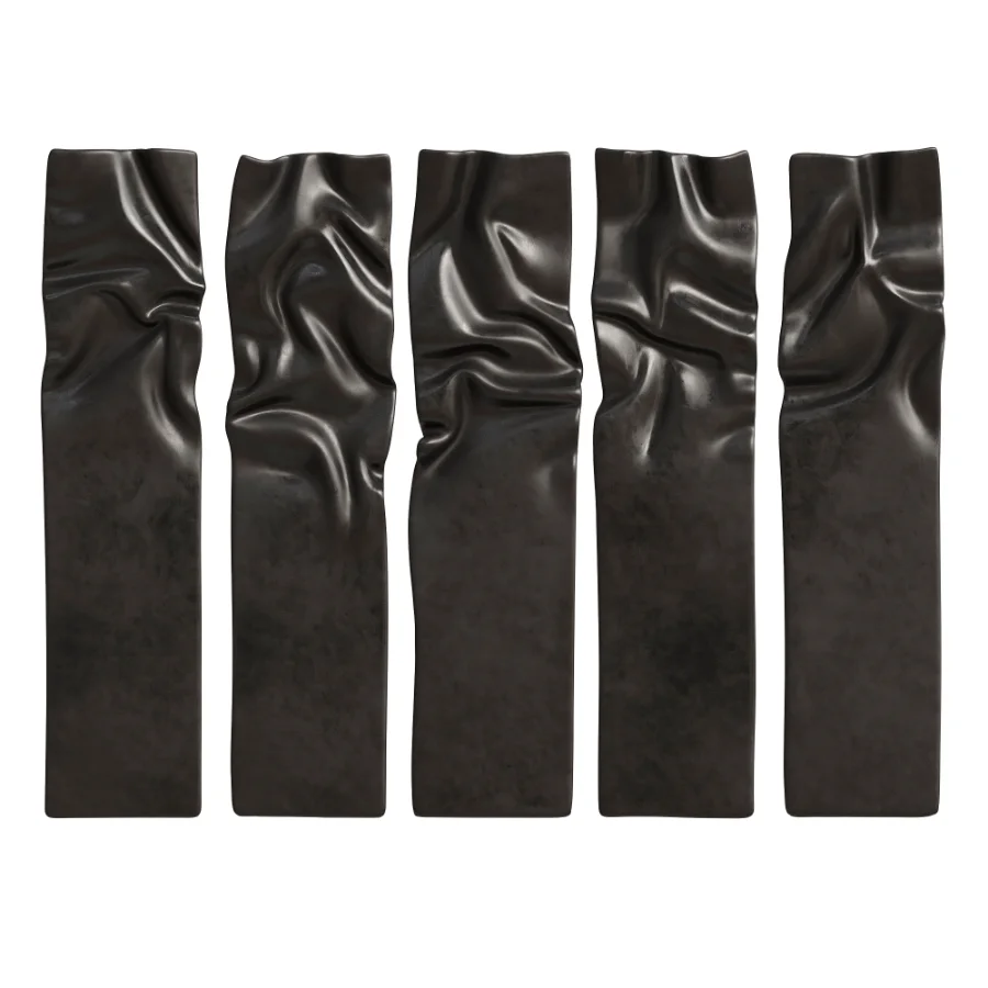 Modern Abstract Liquid Metal Wall Art 40 - Image 6