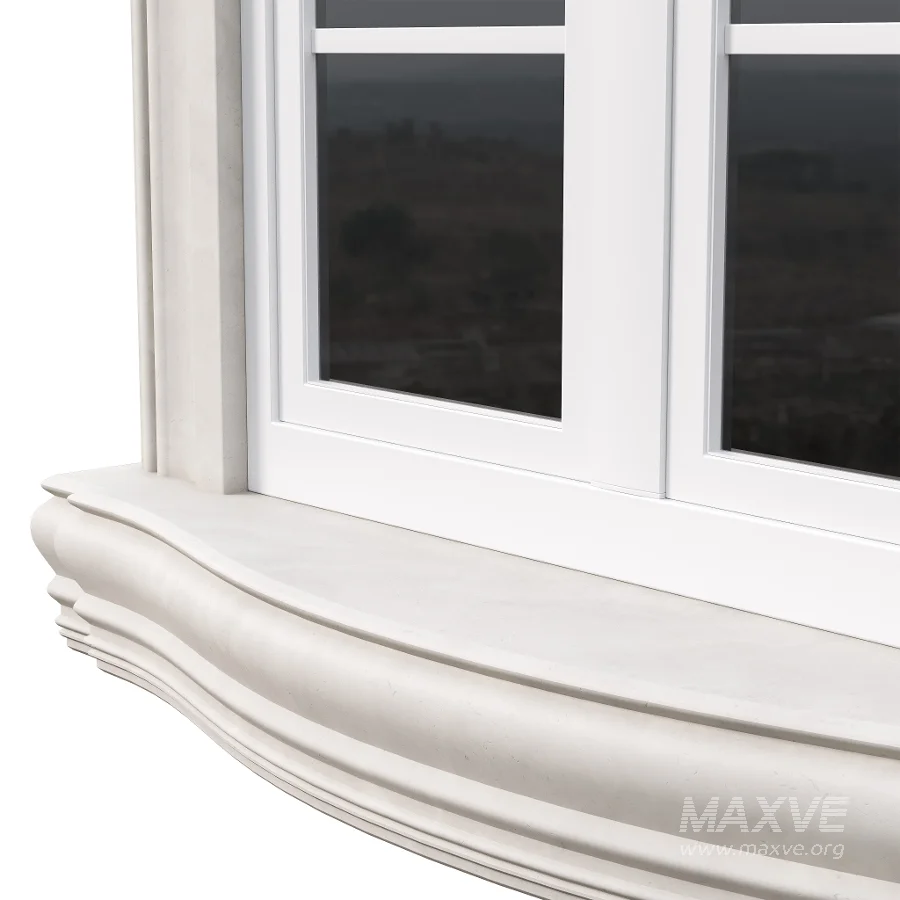 Architectural Classic Window 3D Model 17 - Image 7