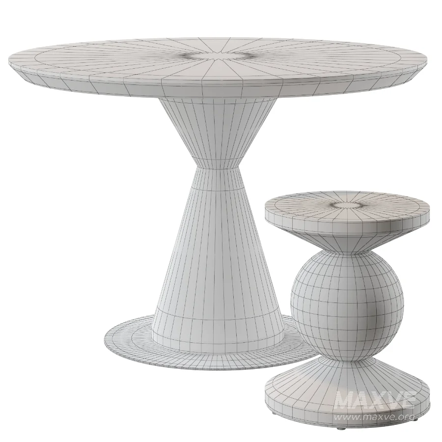 Apex Table & Circus Stool | Riva1920 - Image 2