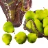 Green Pears & Decorative Branch Arrangement with Artistic Glass Vases - Thumbnail 1