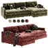 Lounge Deep 2 Piece Sectional Sofa with Chaise Lounge - Thumbnail 6