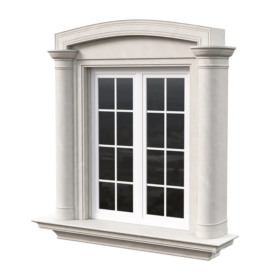 Architectural Classic Window 3D Model 14 - Image 1