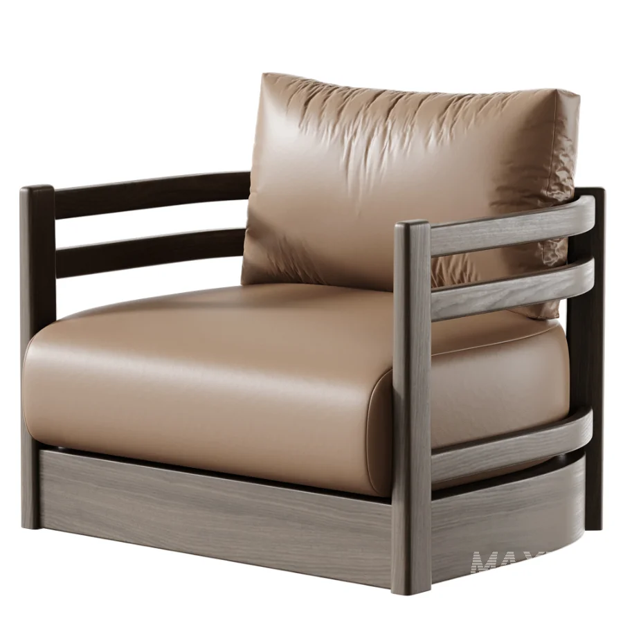 Safari Swivel Club Armchair - Image 4