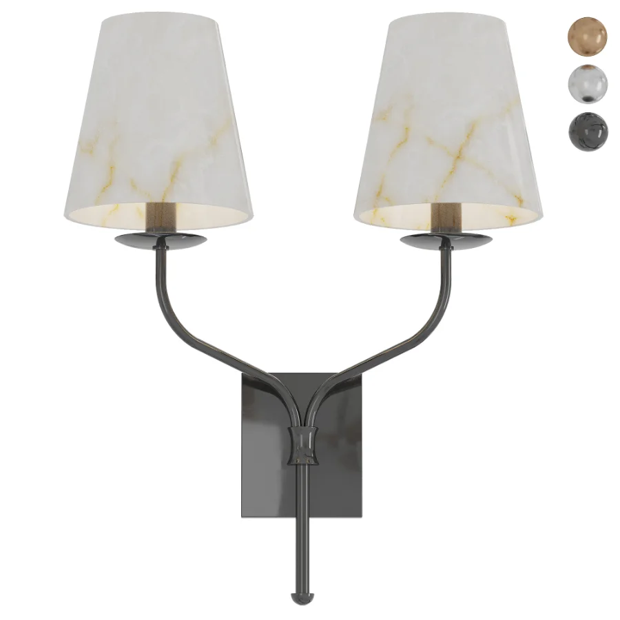 Mirevaux Alabaster Wall Sconce - Image 2