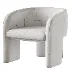 Modern Simple Style Solid Color Barrel Chair - Thumbnail 5