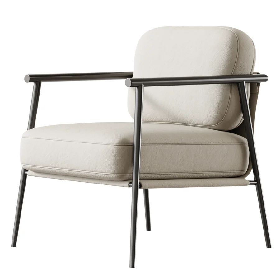 Telso Chenille Olive Armchair - Image 2