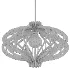 Wooden pendant lamp Orion Walnut - Thumbnail 3