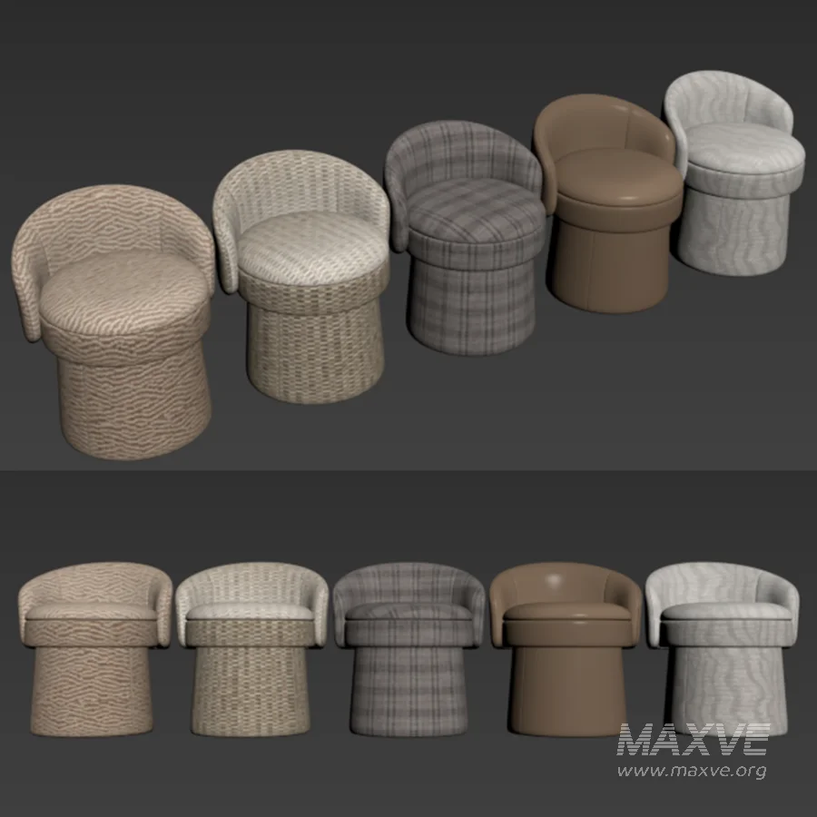 Ocotea Home Vanity Stool - Image 6