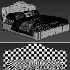 Plain Curved Bed By Parfe - Thumbnail 4