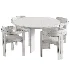 Theodore 2 Chair And Moab 48 Round Dining Table - Thumbnail 5
