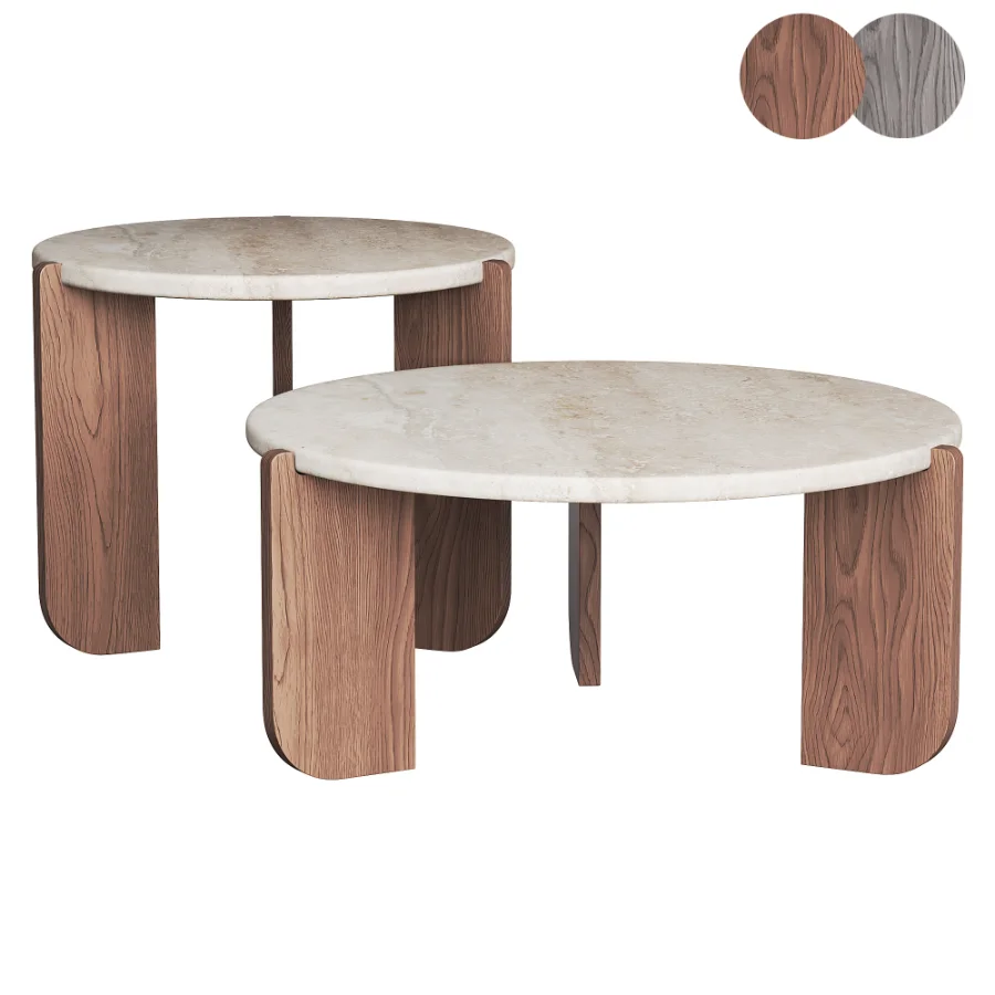 Unique White Marble Round Coffee Table By lakiq - Image 2