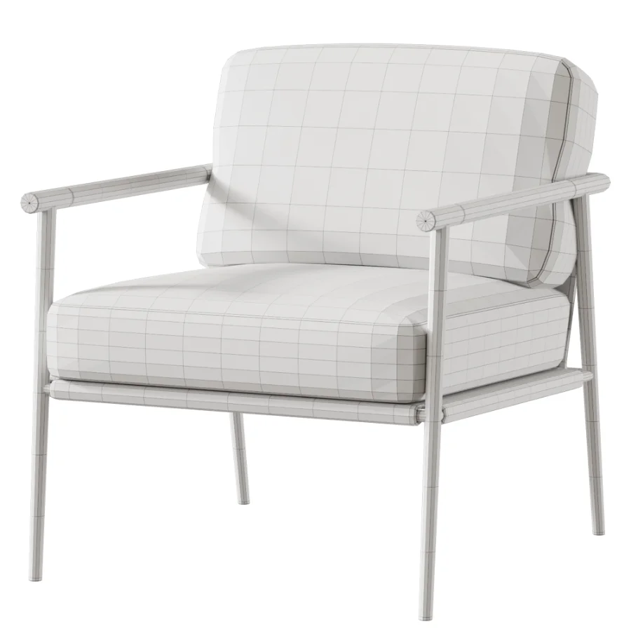Telso Chenille Armchair Olive - Image 7