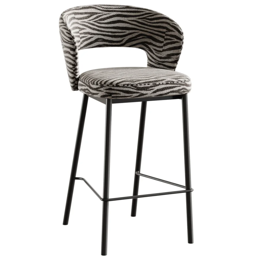 Fard Metal 668 Barstool by Origins 1971 - Image 3
