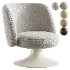 Armchair with 180 swivel movement with return - Thumbnail 4