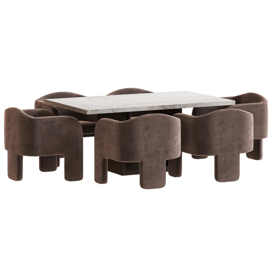 Milo Baughman Armchair and Dining Table - Image 6