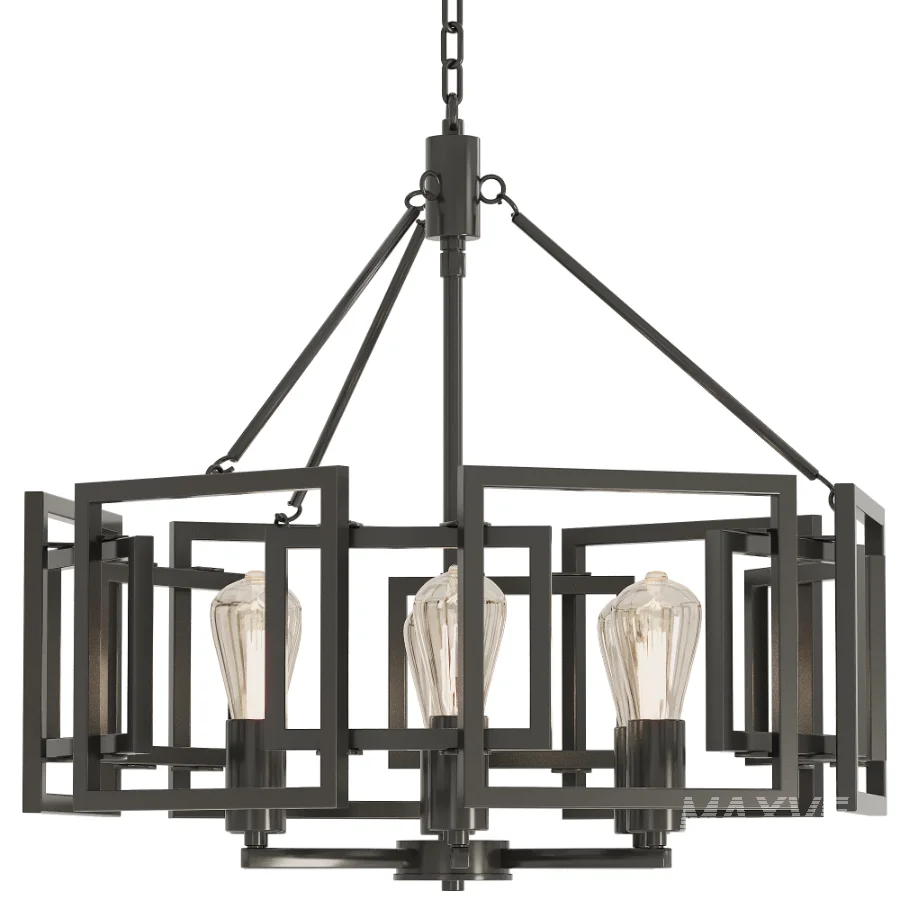 Drum Hollow Chandelier - Image 1