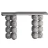 Natural Limestone Pearl Shape Base Console Table - Thumbnail 5