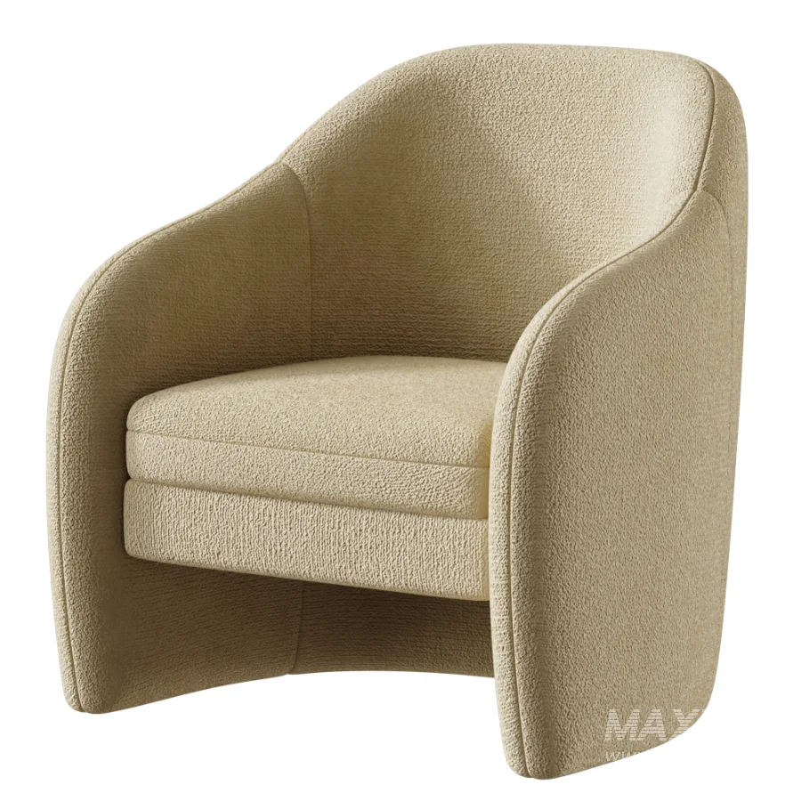 Sellner Upholstered Barrel Armchair - Image 3