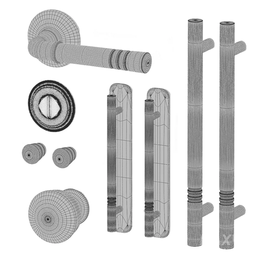 Iron Door Hardware Collection 04 - Image 7