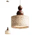 Traditional Japanese Travertine Cylinder Pendant Light - Thumbnail 1
