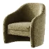 Sellner Upholstered Barrel Armchair - Thumbnail 4