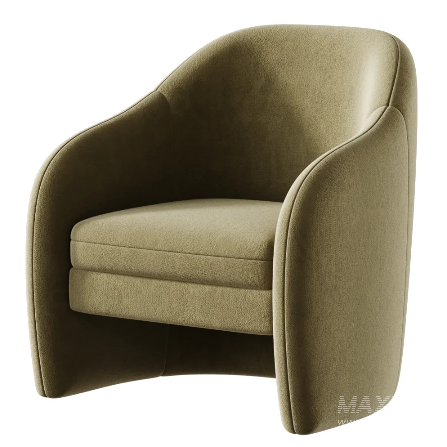 Sellner Upholstered Barrel Armchair - Image 4