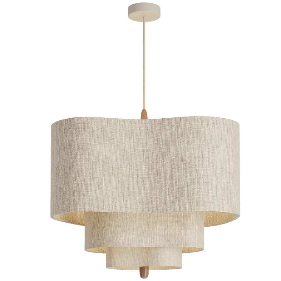 Afralia Fabric Pendant Lamp - Image 1