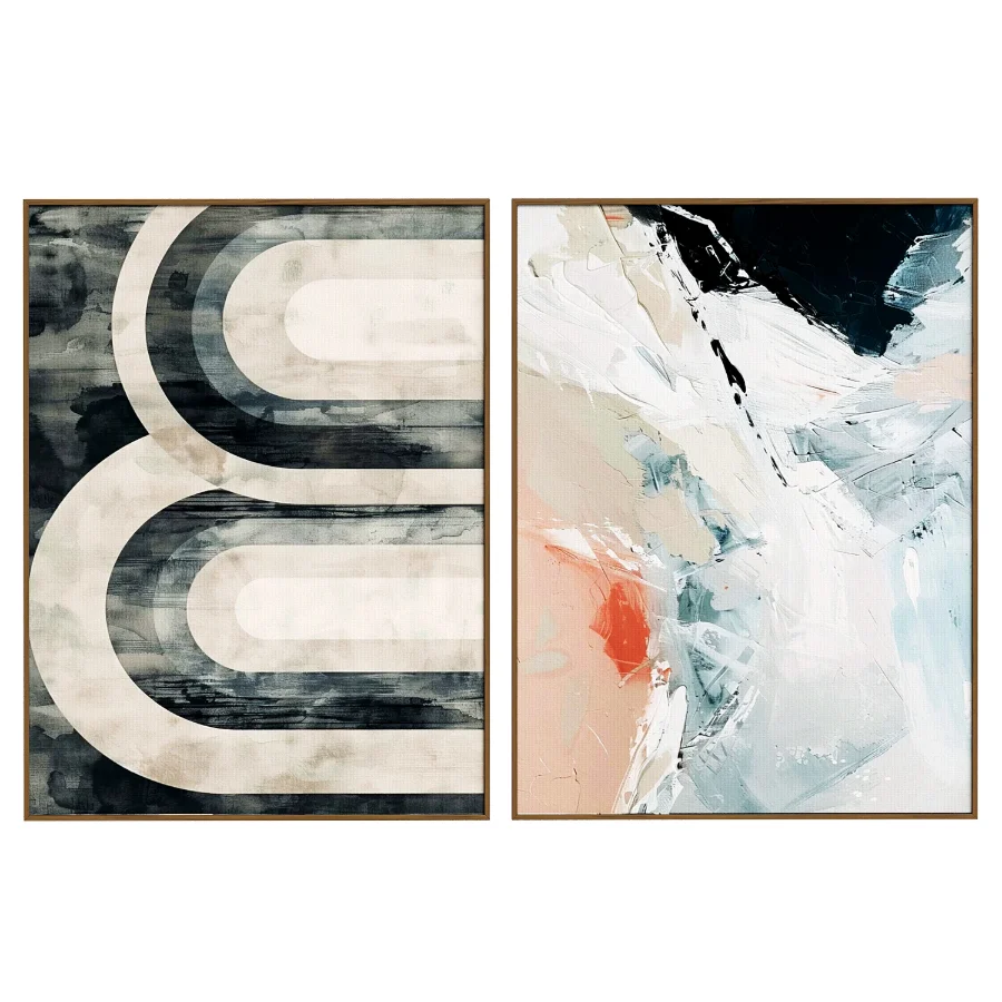 Minimalist Brushstrokes and Flow Frame - Image 3