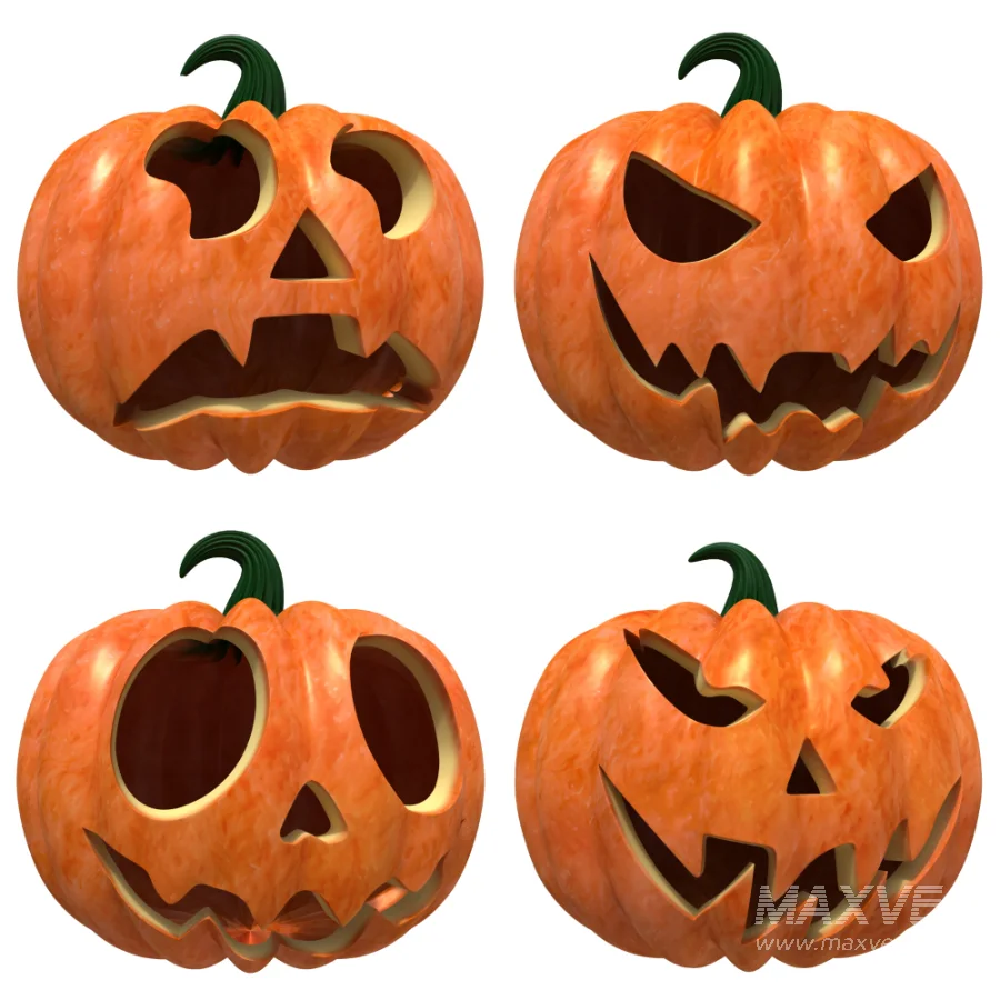 16 Halloween Pumpkin V2 - Image 3