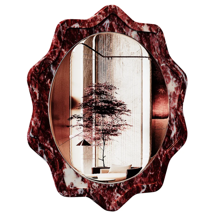 Scalloped Mirror - Image 1
