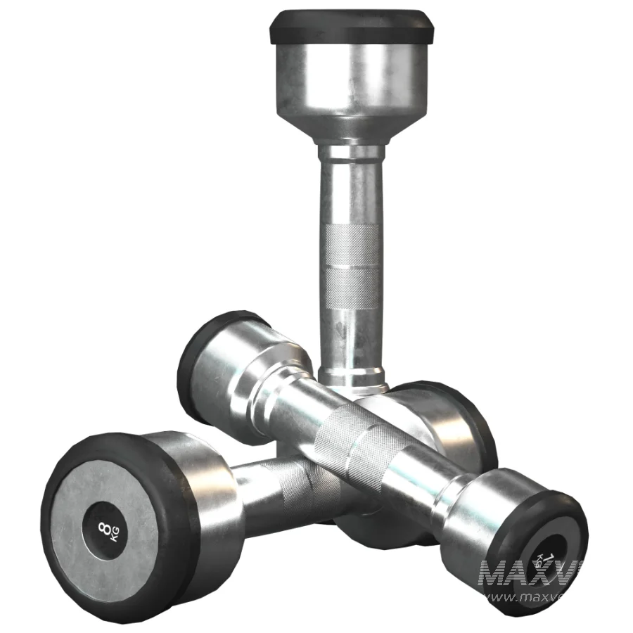 ABC Stainless Dumbbell Set - Image 3