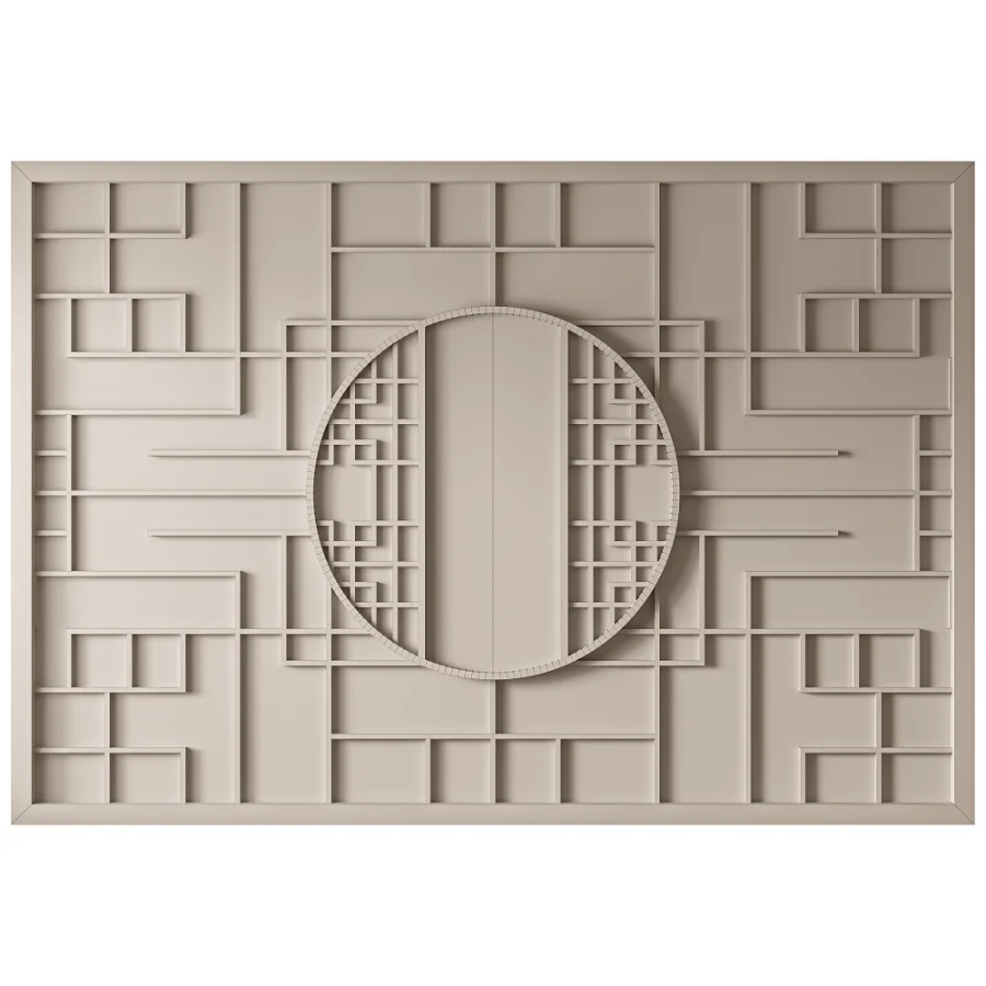 Modern Japanese Wall Panel Design - Image 4