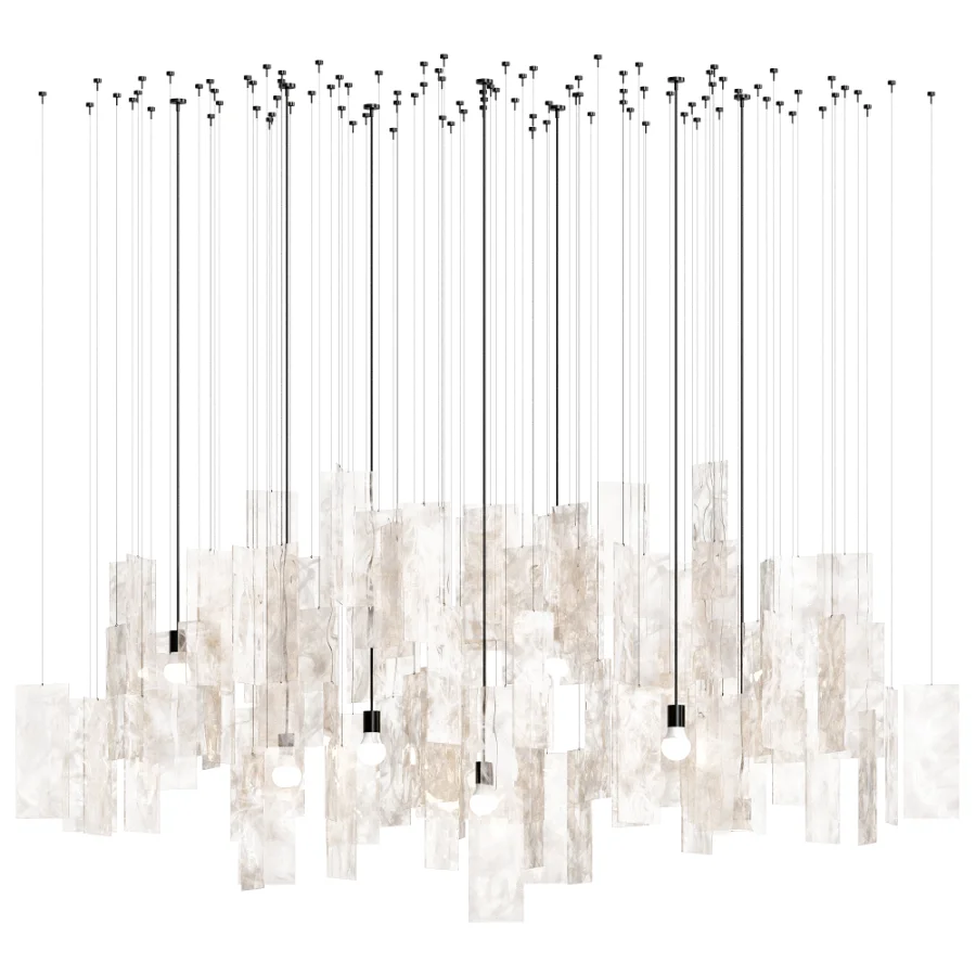 Propellor Cumulus White Chandelier Collection - Image 2