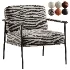 Telso Chenille Armchair Olive - Thumbnail 1