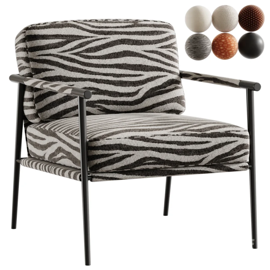 Telso Chenille Armchair Olive - Image 1