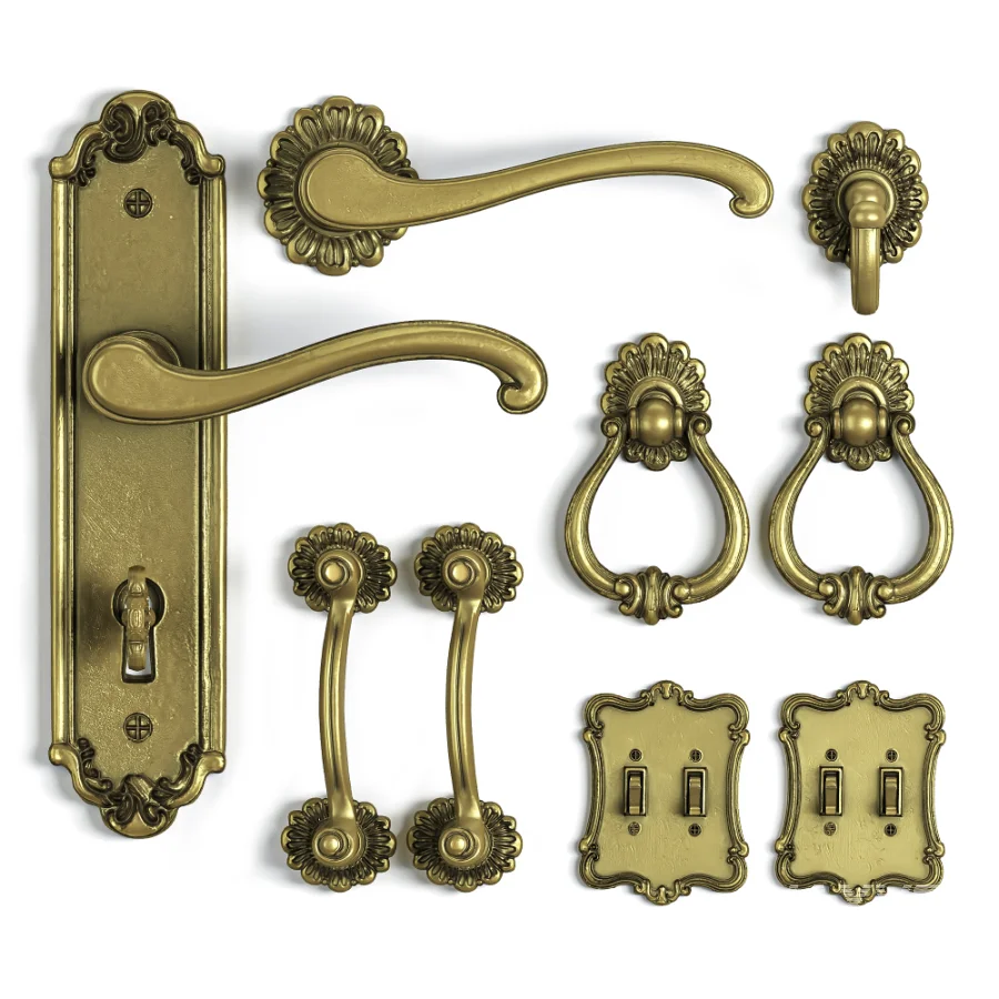 Soleil Baroque Door Hardware Collection – 03 - Image 5