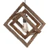 Handmade Wooden Chandelier - Thumbnail 1