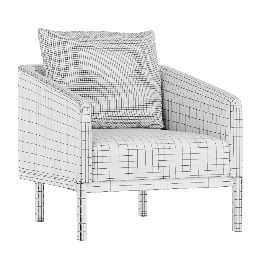 EMMA Armchair By HC28 Cosmo - Image 4