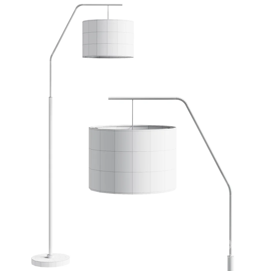 Aneirin Iron Suspended Floor Lamp - Image 3