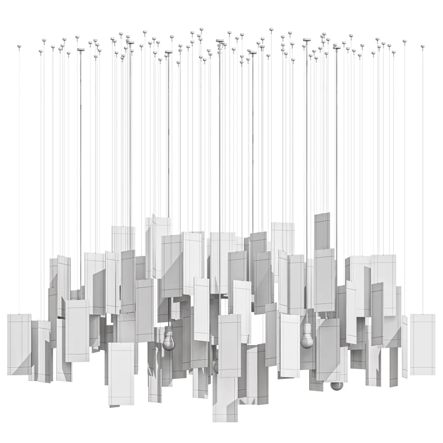 Propellor Cumulus White Chandelier Collection - Image 6