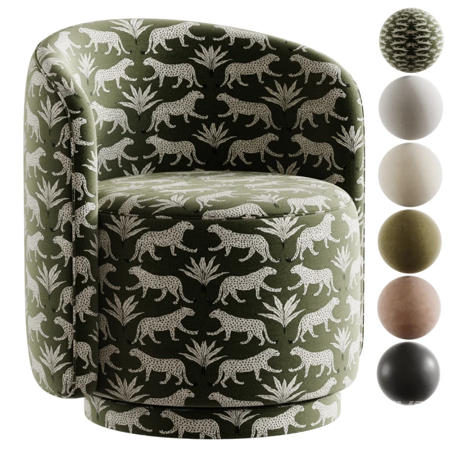 Kinsham Swivel Accent Chair - Image 1