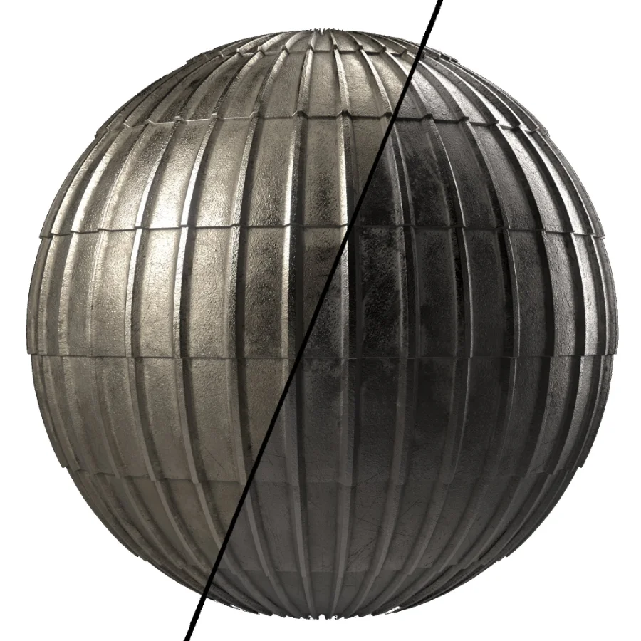 D254 Metal Roofing – Pbr 4k Seamless - Image 1
