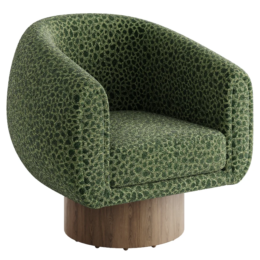 Cozy Wave Swivel Armchair - Image 3